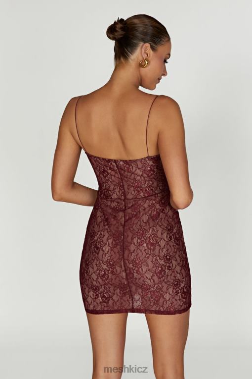 oblečení Meshki krajkové minišaty juliet víno V0D0D344