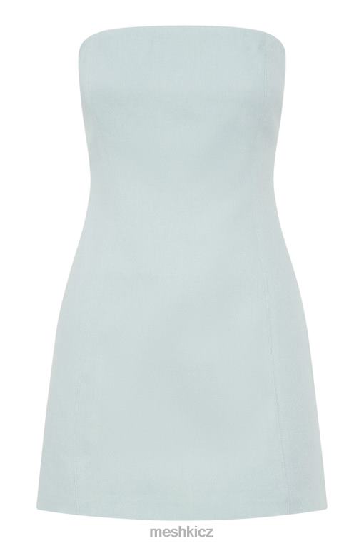 oblečení Meshki lněné minišaty maci Modrý prášek V0D0D412