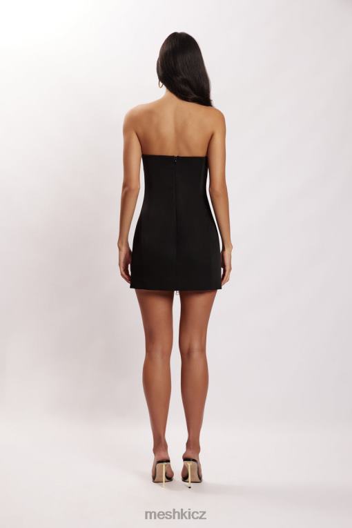oblečení Meshki maci krepové mini šaty Černá V0D0D160