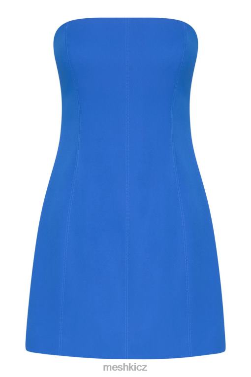 oblečení Meshki maci krepové mini šaty kobaltová modř V0D0D174