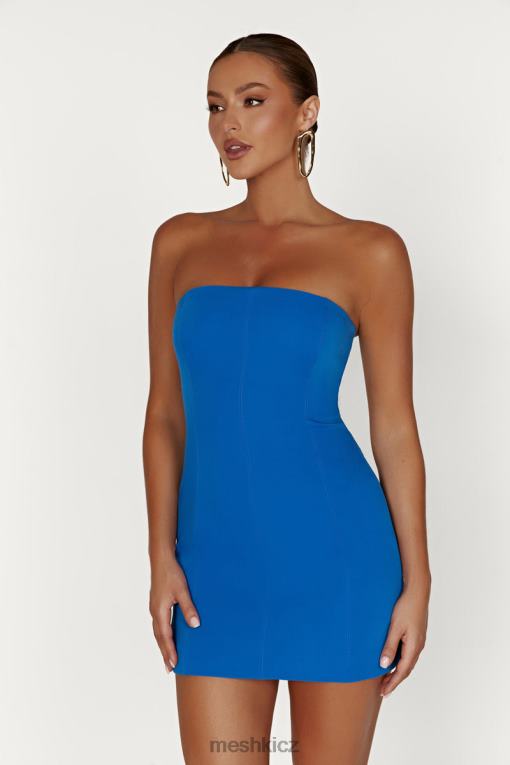 oblečení Meshki maci krepové mini šaty kobaltová modř V0D0D174