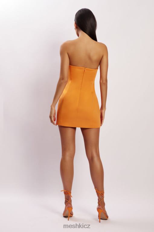 oblečení Meshki maci krepové mini šaty mandarinka V0D0D223