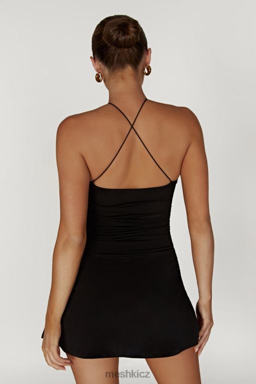 oblečení Meshki minišaty adeline rose halter Černá V0D0D285