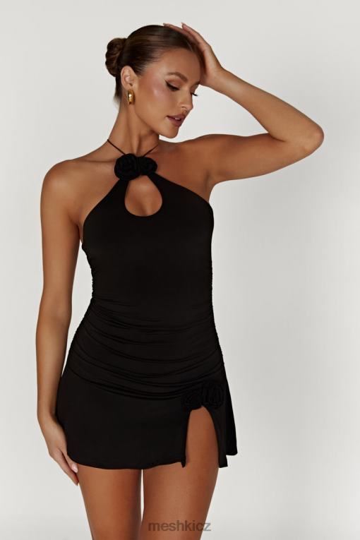 oblečení Meshki minišaty adeline rose halter Černá V0D0D285