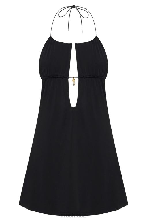 oblečení Meshki minišaty kehlani halter Černá V0D0D610