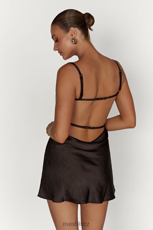 oblečení Meshki veda dvoubarevné minišaty Černá V0D0D263