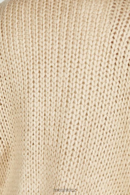 oblečení Meshki irina masivní pletený svetr taupe V0D0D1627