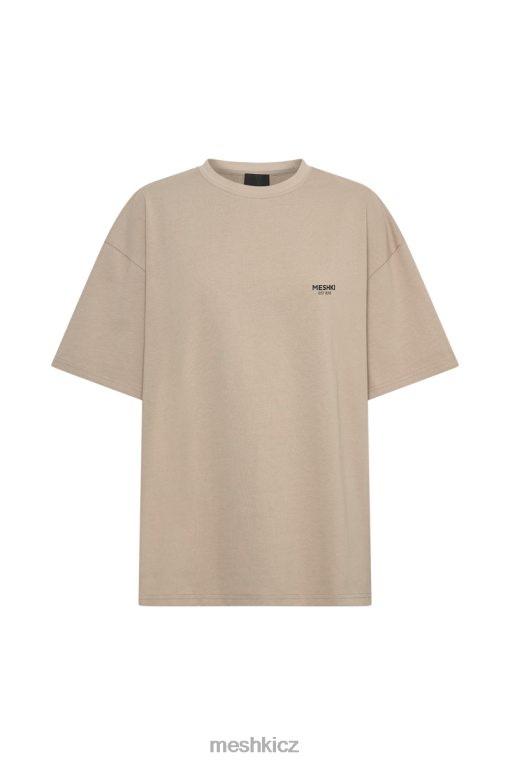 oblečení Meshki oversized tričko Jaimie cement V0D0D935