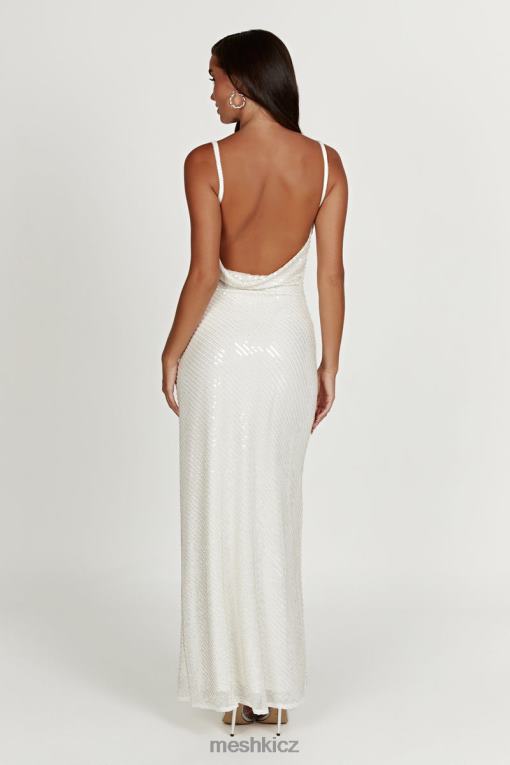 oblečení Meshki marise flitrové šaty bílý V0D0D207