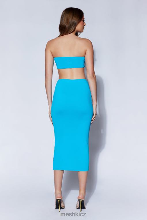 oblečení Meshki mackenzie bandeau azurová modrá V0D0D1168