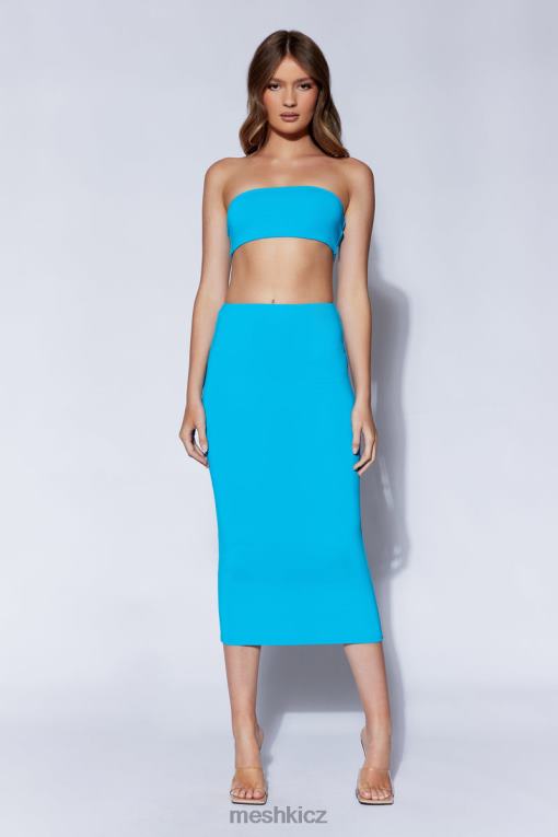 oblečení Meshki mackenzie bandeau azurová modrá V0D0D1168