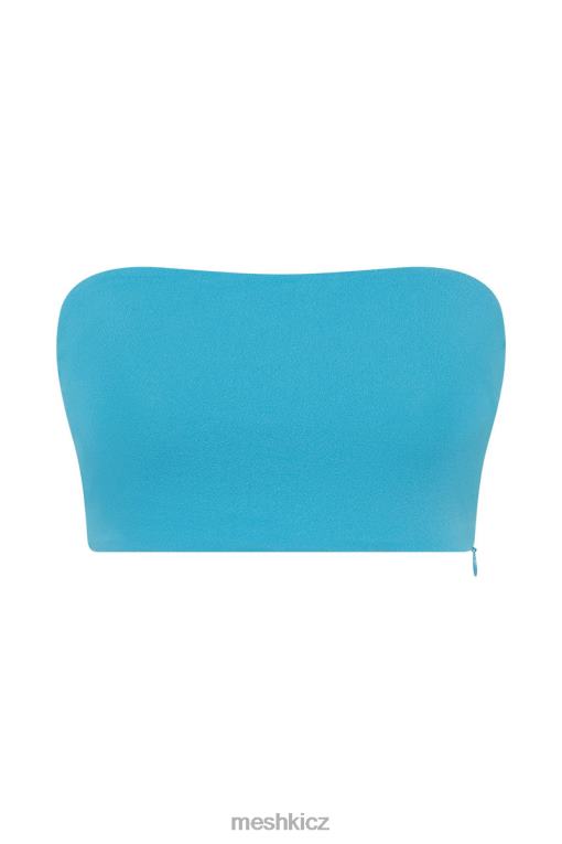 oblečení Meshki stephanie krepové bandeau aqua V0D0D1148