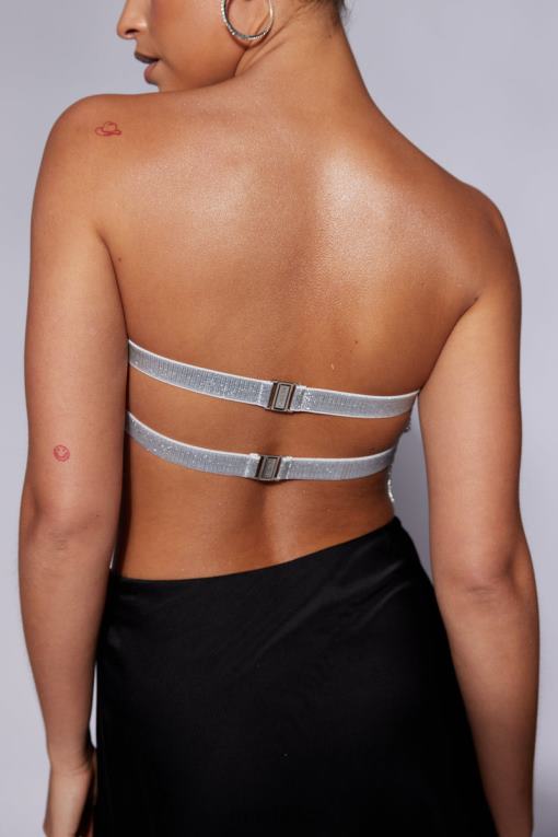 oblečení Meshki valerie diamante bandeau stříbrný V0D0D920