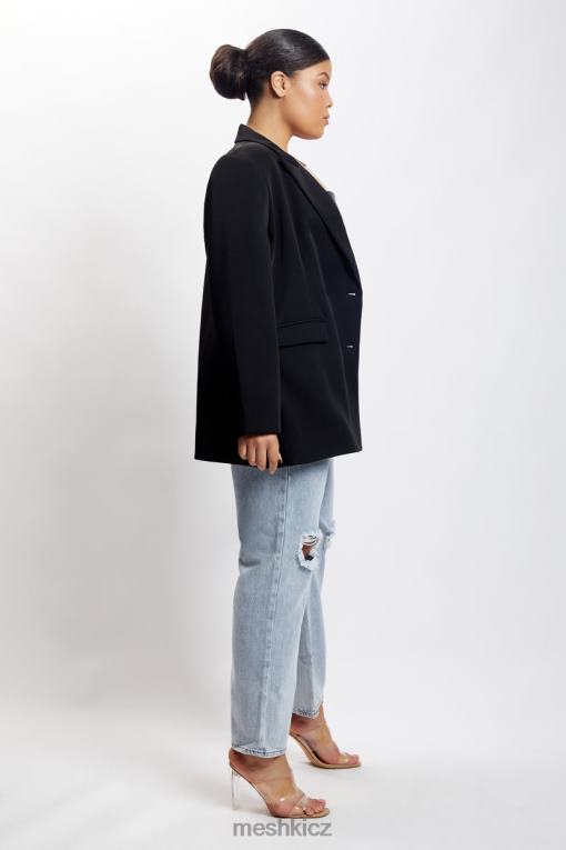 oblečení Meshki madison oversized sako Černá V0D0D1645