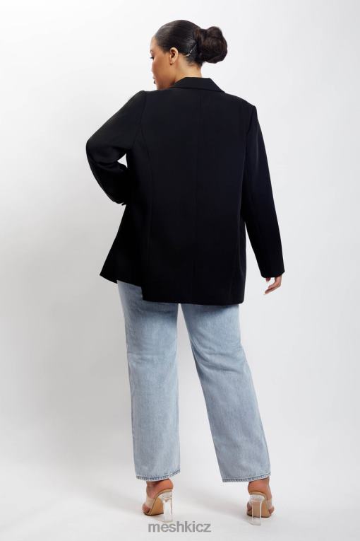 oblečení Meshki madison oversized sako Černá V0D0D1645