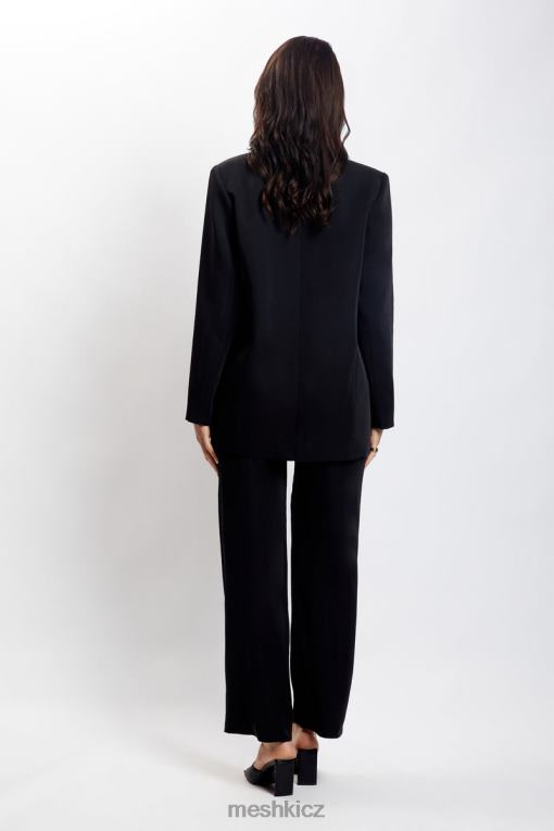 oblečení Meshki madison oversized sako Černá V0D0D1645