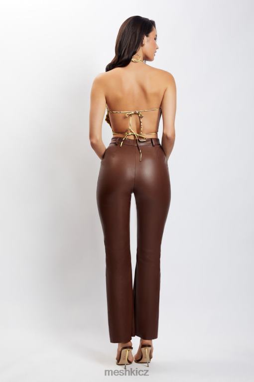 oblečení Meshki crop top joelle halter zebra tisk V0D0D1154