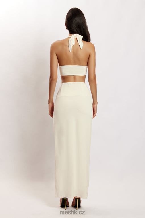 oblečení Meshki crop top nicole halter kost V0D0D1188