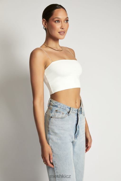 oblečení Meshki crop top yvonne cami bílý V0D0D938
