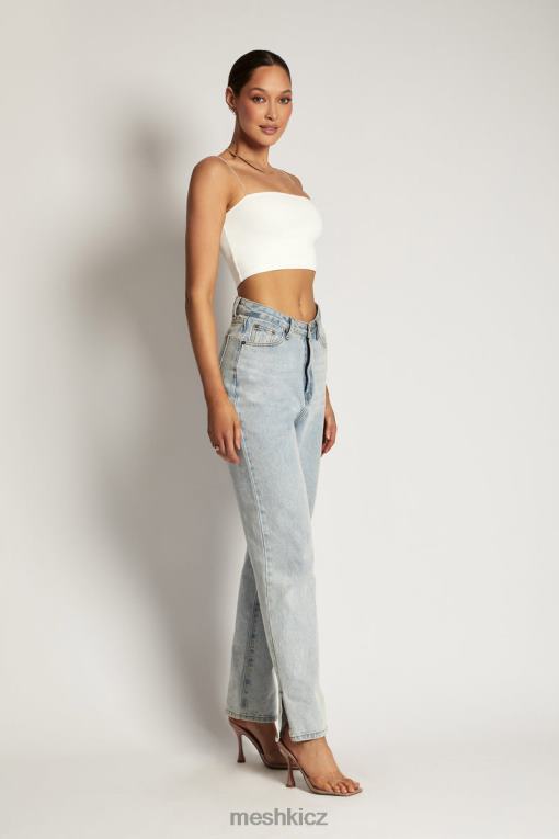 oblečení Meshki crop top yvonne cami bílý V0D0D938