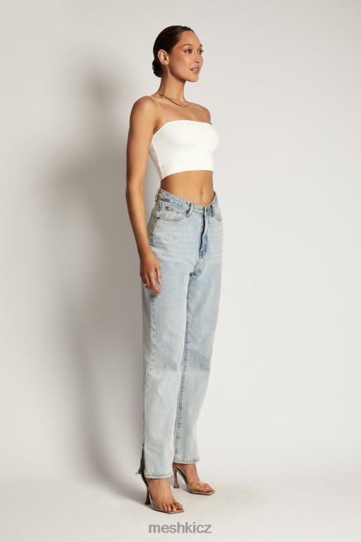 oblečení Meshki crop top yvonne cami bílý V0D0D938