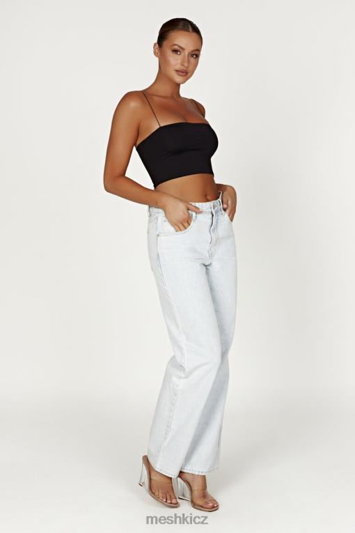 oblečení Meshki crop top yvonne cami Černá V0D0D939