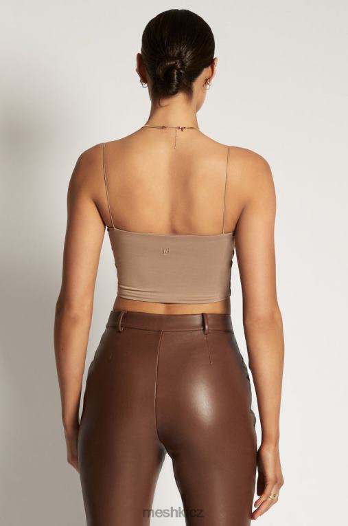 oblečení Meshki crop top yvonne cami latte V0D0D1198