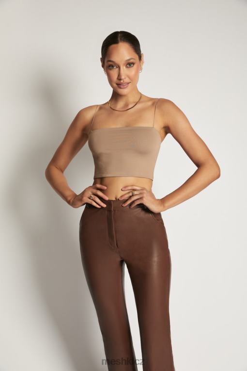 oblečení Meshki crop top yvonne cami latte V0D0D1198