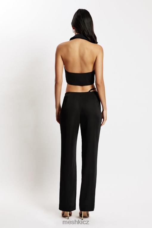 oblečení Meshki zkrácená vesta semara Černá V0D0D1155