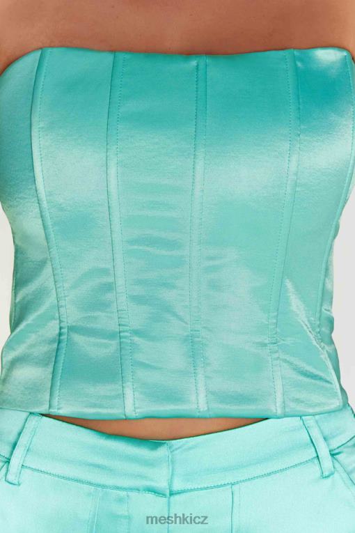 oblečení Meshki amaya krajkový korzetový top máta V0D0D1011