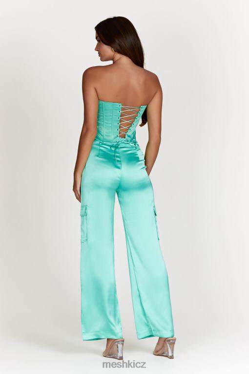 oblečení Meshki amaya krajkový korzetový top máta V0D0D1011