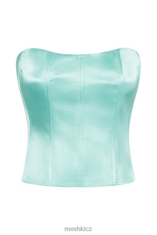 oblečení Meshki amaya krajkový korzetový top máta V0D0D1011