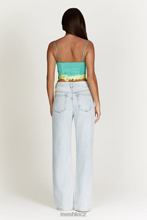 oblečení Meshki korzetový top tatiana s krajkou máta V0D0D998