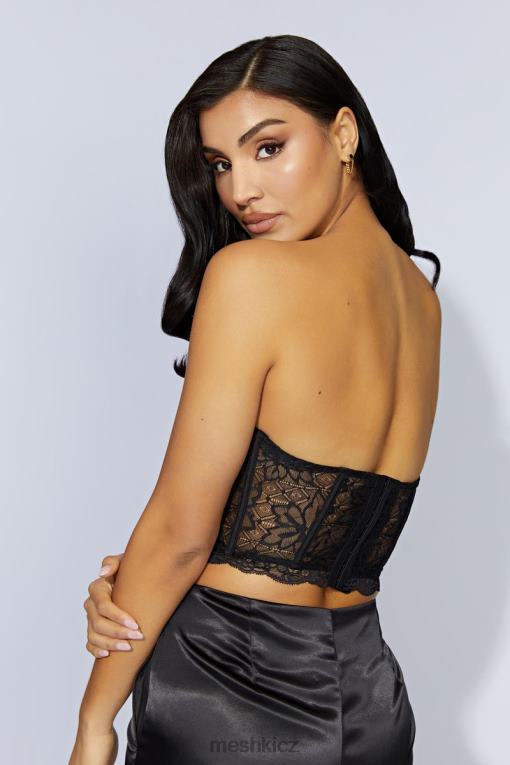 oblečení Meshki krajkový korzet alessandra Černá V0D0D1083