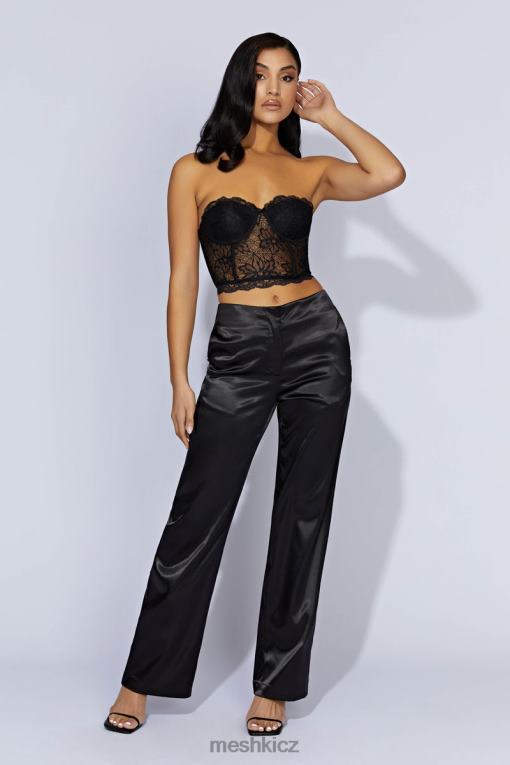 oblečení Meshki krajkový korzet alessandra Černá V0D0D1083