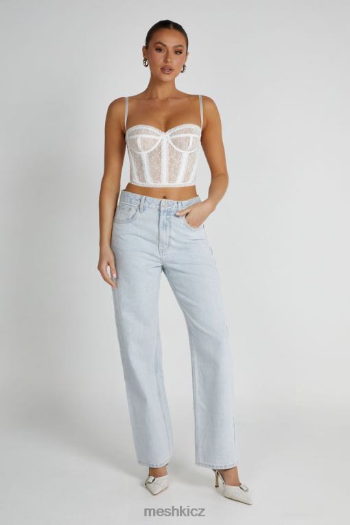 oblečení Meshki sansa krajka bustier bílý V0D0D794