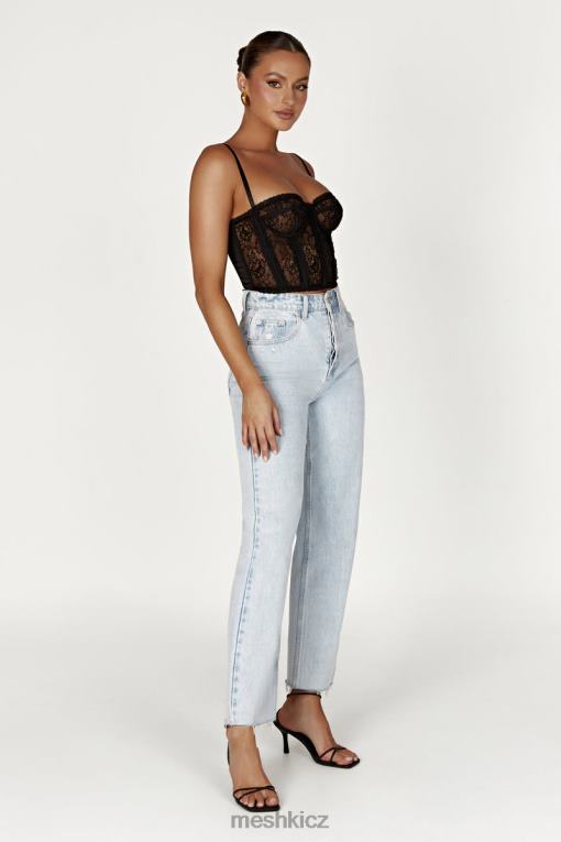 oblečení Meshki sansa krajka bustier Černá V0D0D827