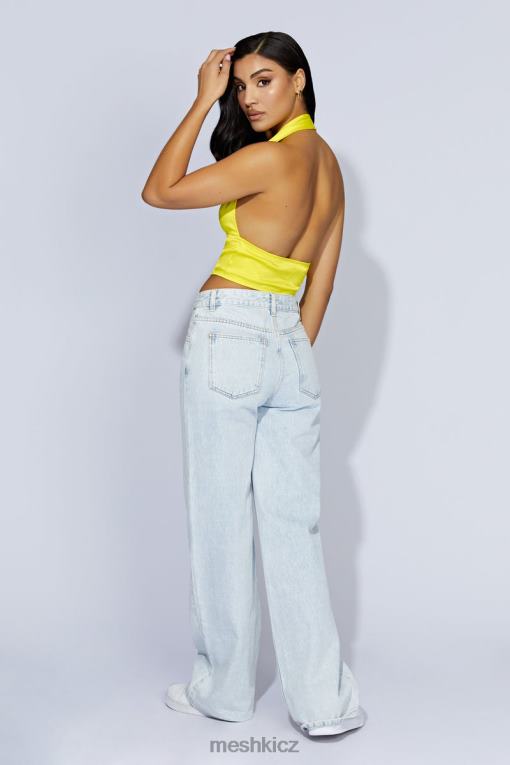 oblečení Meshki saténový korzetový top mallory čerstvé zelené V0D0D1045