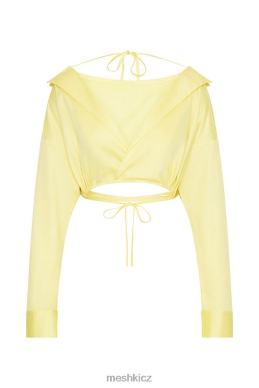 oblečení Meshki freya košile s dlouhým rukávem citrón V0D0D1055