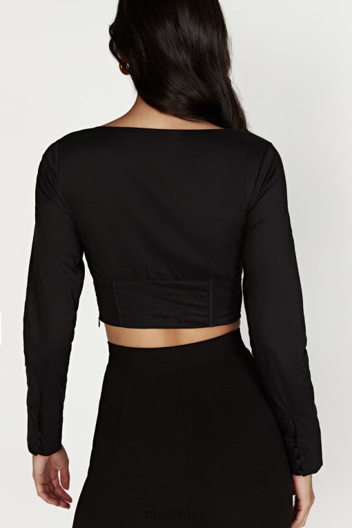 oblečení Meshki korzetová košile zahara Černá V0D0D982