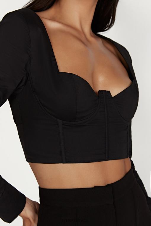 oblečení Meshki korzetová košile zahara Černá V0D0D982