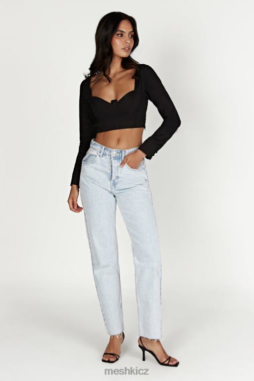 oblečení Meshki korzetová košile zahara Černá V0D0D982