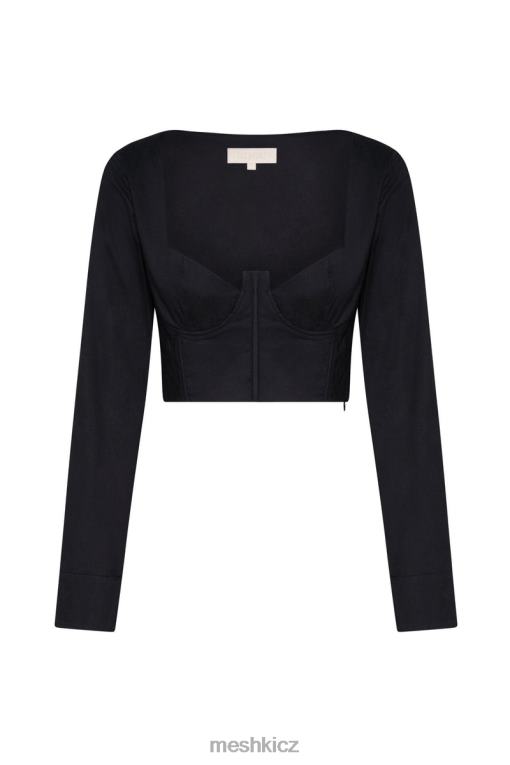 oblečení Meshki korzetová košile zahara Černá V0D0D982