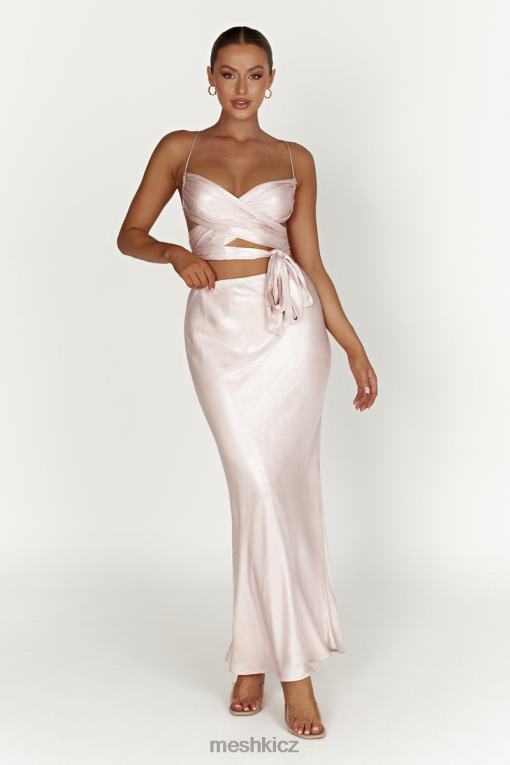 oblečení Meshki Georgie zahalte přes vršek kravaty ruměnec růžový V0D0D958