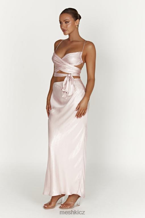 oblečení Meshki Georgie zahalte přes vršek kravaty ruměnec růžový V0D0D958