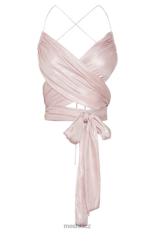 oblečení Meshki Georgie zahalte přes vršek kravaty ruměnec růžový V0D0D958