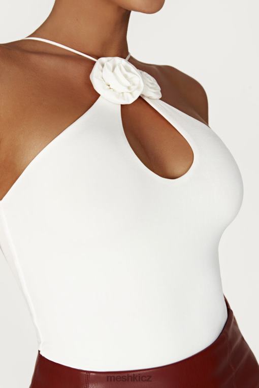 oblečení Meshki adeline rose halter top bílý V0D0D779
