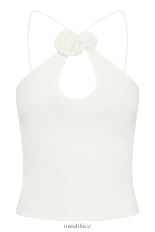 oblečení Meshki adeline rose halter top bílý V0D0D779