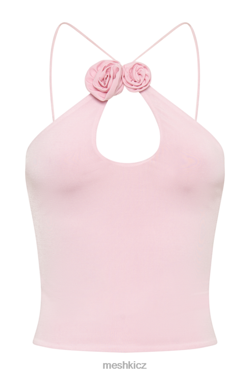 oblečení Meshki adeline rose halter top dětská růžová V0D0D784