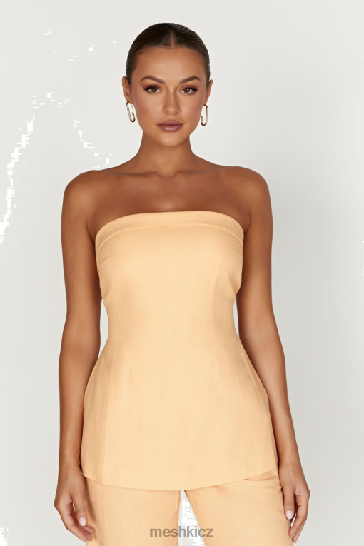 oblečení Meshki aieleen plátěný top bez ramínek mango V0D0D829